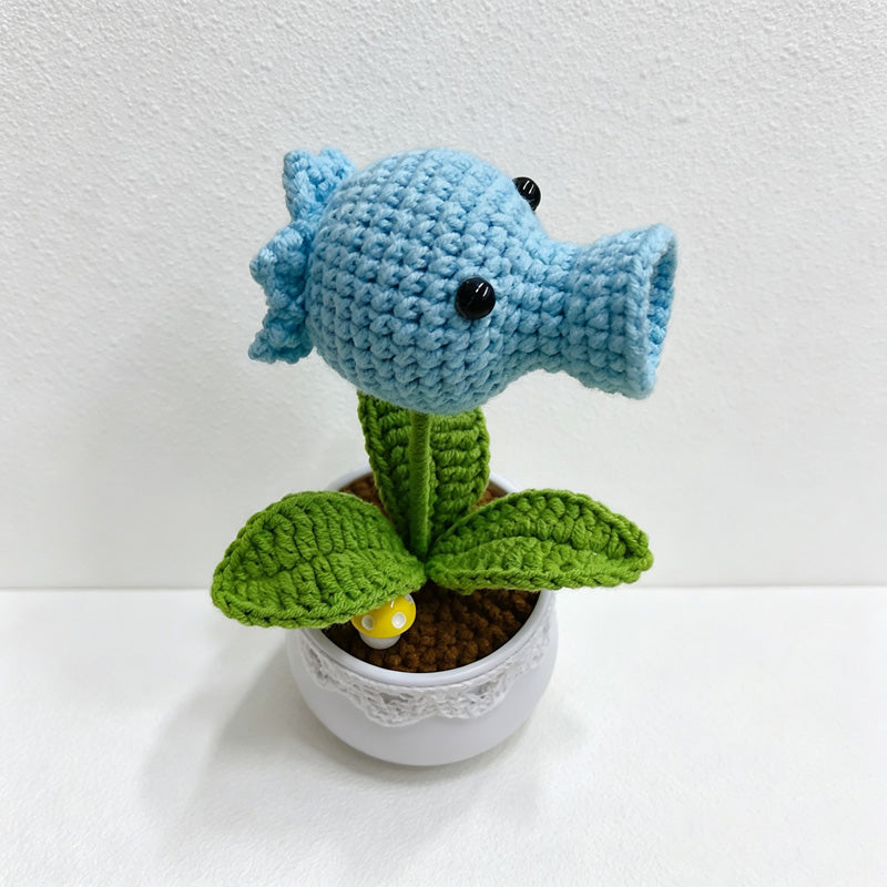CouldNook Yarn Plant Planter Ornament - Assorted Character Pots