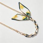 CouldNook Long Botanical Phone Strap - Leaf Scarf Shoulder Carry