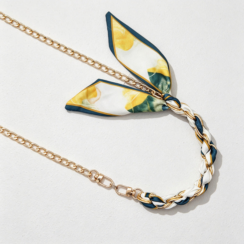 CouldNook Long Botanical Phone Strap - Leaf Scarf Shoulder Carry