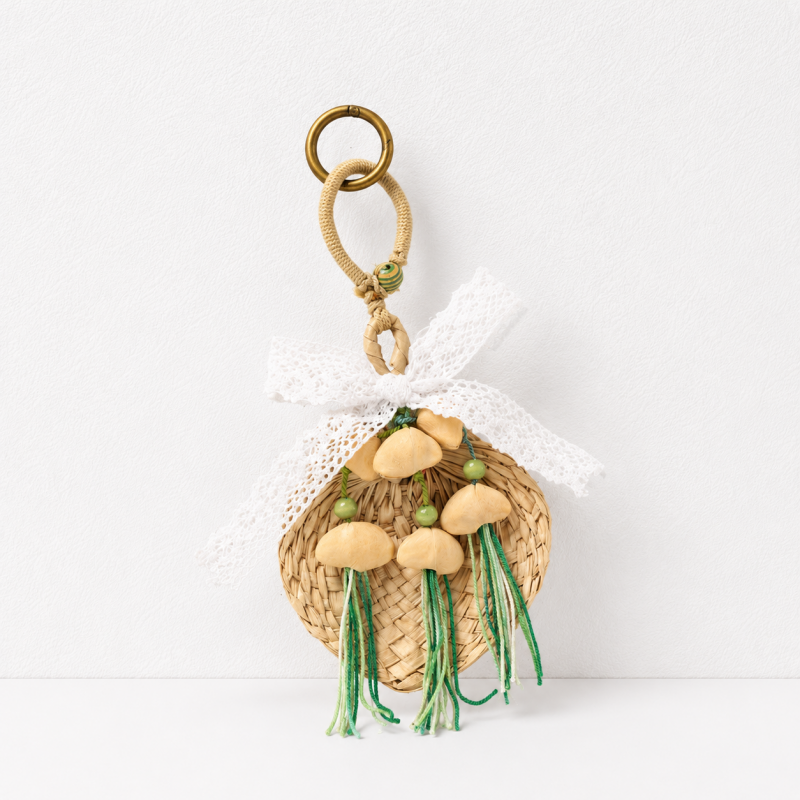 CouldNook Botanical Seed Bag Charm - Forest Nut Keychain