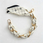 CouldNook Botanical Scarf Phone Wrist Strap - Upscale Anti‑Drop Lanyard
