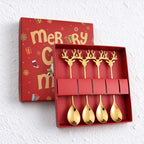 CouldNook Christmas Cutlery Set - Character Tops and Decorative Charm Designs