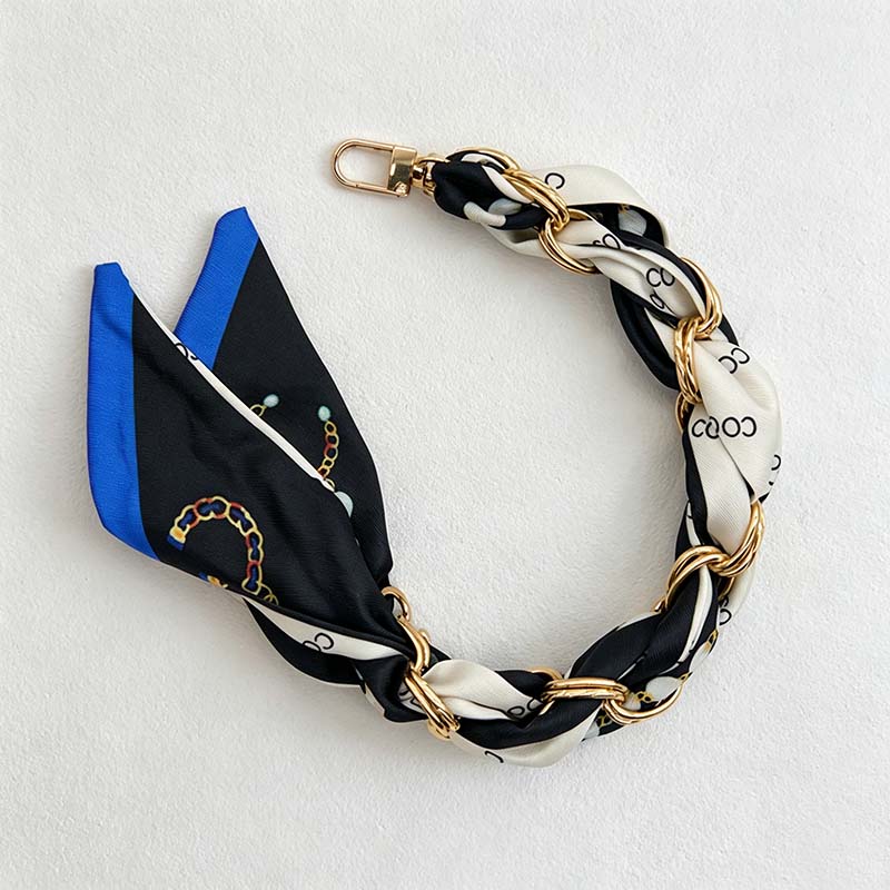 CouldNook Botanical Scarf Phone Wrist Strap - Upscale Anti‑Drop Lanyard