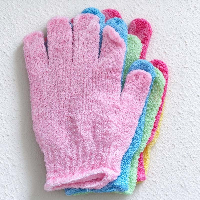 CouldNook Bath Glove - Looped Texture and Ribbed Wrist Cuff