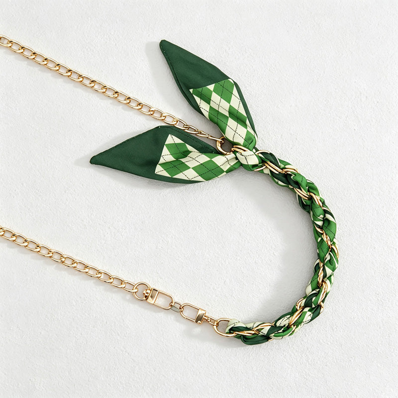 CouldNook Long Botanical Phone Strap - Leaf Scarf Shoulder Carry