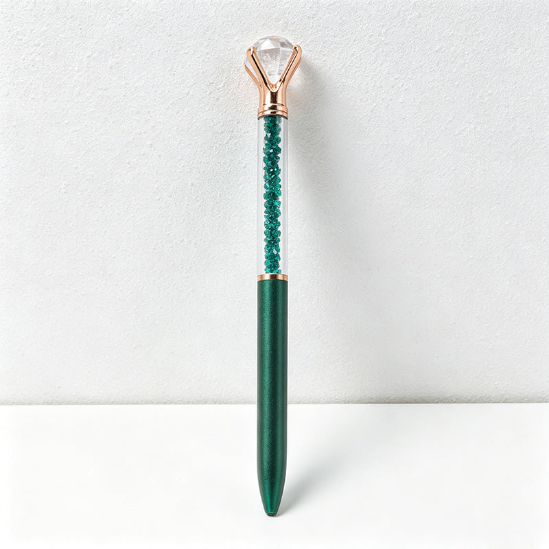 CouldNook Pen-Large Diamond Top Crystal Glitter Retractable Ballpoint Pen Custom Logo Gift Pen for Office Advertising