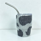 CouldNook 3oz Rhinestone Shot Glasses-Stainless Steel Vacuum Insulated Tumbler with Straw