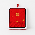 CouldNook Cartoon Coral Fleece Hand Towel‑Hanging Absorbent Cloth