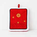 CouldNook Cartoon Coral Fleece Hand Towel‑Hanging Absorbent Cloth