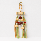 CouldNook Botanical Seed Bag Charm - Forest Nut Keychain