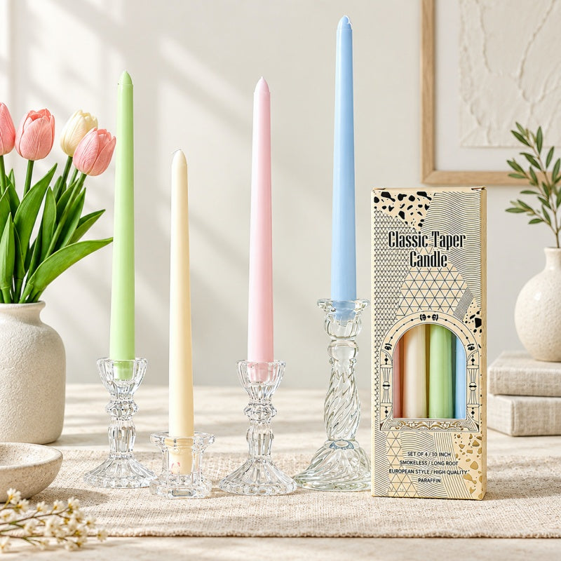 CouldNook Taper Candle - Slim Colorful Dinner Accent Accent