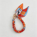 CouldNook Mixed Print Scarf Phone Wrist Strap - Braided Loop