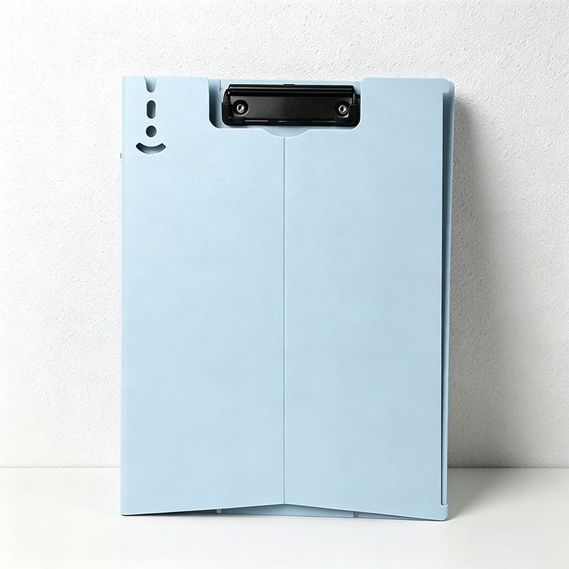 CouldNook Foldable A4 Clipboard Folder - Morandi Solid Color Stand-Up Writing Pad