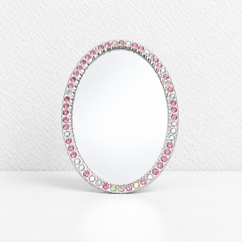 CouldNook Decorative Mirror Accessory - Sculpted Outlines And Ornamental Border Designs