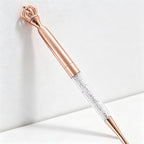 CouldNook Pen-Crown Top Retractable Metal Ballpoint Pen Cute Gift Pen for Students Office Wedding Favors