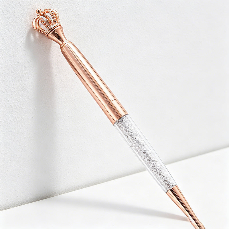 CouldNook Pen-Crown Top Retractable Metal Ballpoint Pen Cute Gift Pen for Students Office Wedding Favors