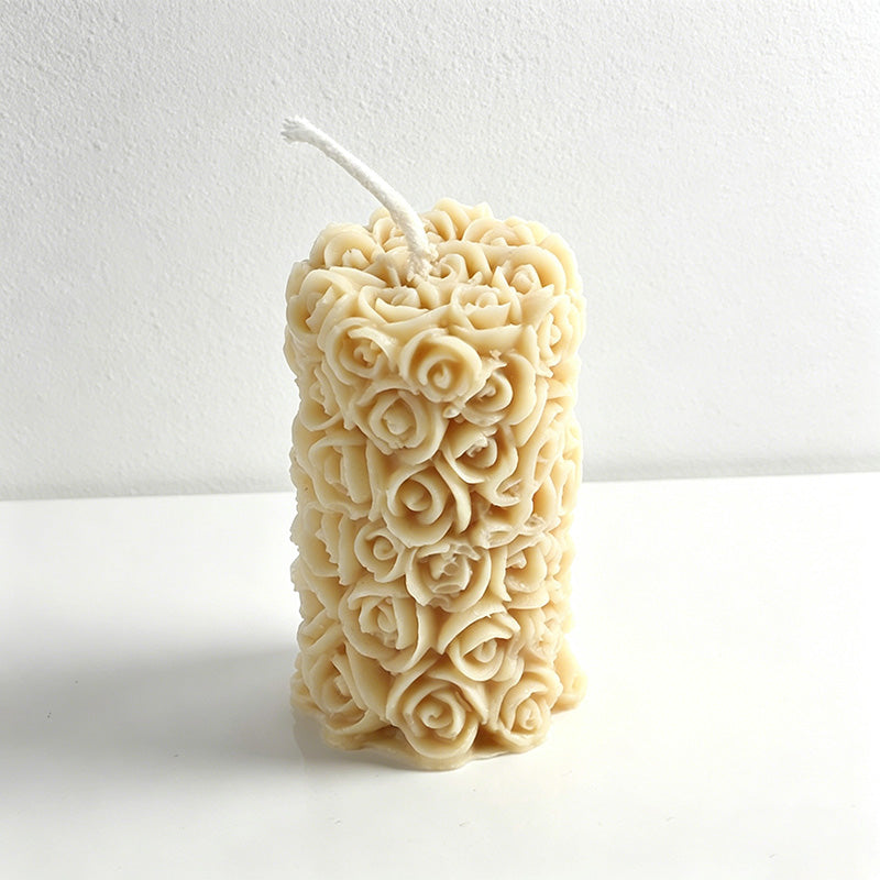 CouldNook Scented Candles - Handmade Sculpted Rose Shaped Candle
