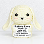 CouldNook Crocheted Character Doll - Textured Shapes And Little Message Cards