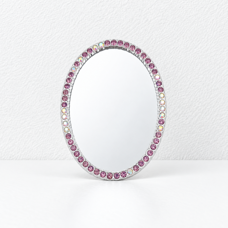 CouldNook Decorative Mirror Accessory - Sculpted Outlines And Ornamental Border Designs