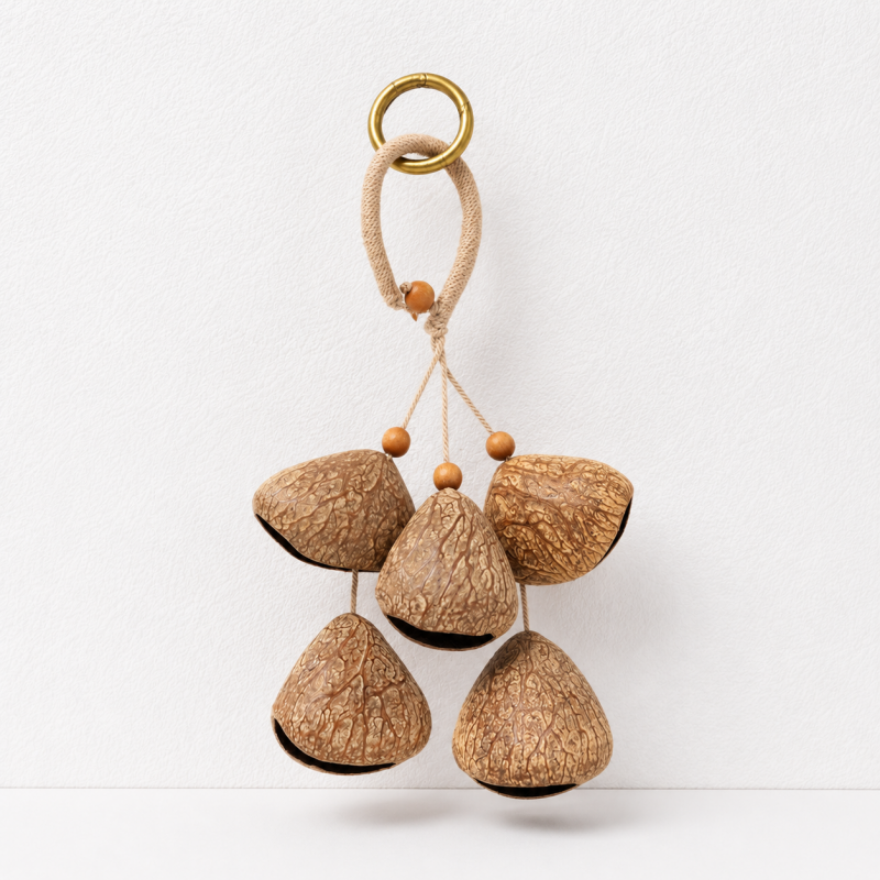 CouldNook Botanical Seed Bag Charm - Forest Nut Keychain