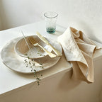 CouldNook 100% Pure Linen Napkin - Premium Rustic Table Cloth