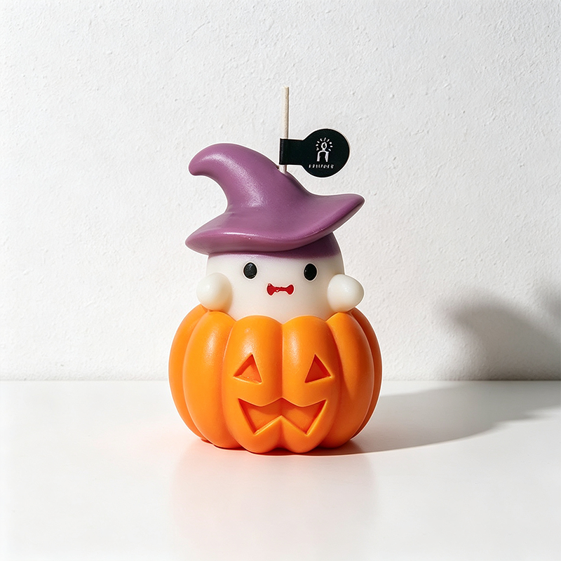 CloudNook Ghost Pumpkin Scented Candle‑Halloween Aroma Candle