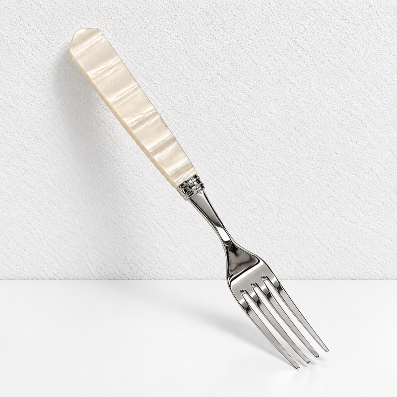CouldNook Acrylic Handle Flatware - Pearlescent Dining and Serving Collection