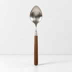 CouldNook Walnut Wood Handle Flatware - Matte and Polished Collection