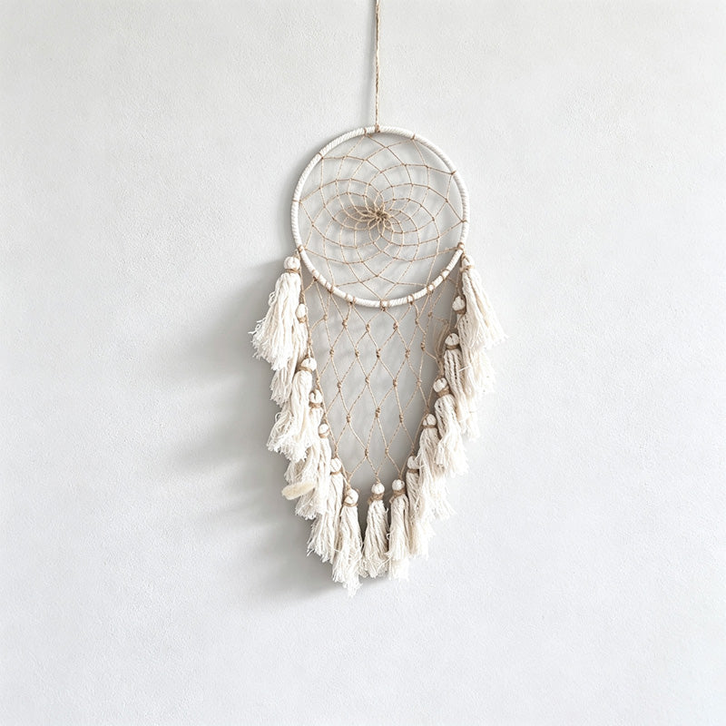 CouldNook Feather Dreamcatcher - Beaded Layered Tassel Wall Hanging