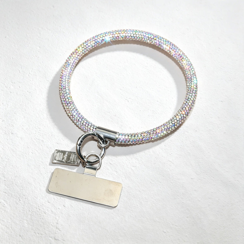CouldNook Rhinestones Set Phone Strap with Rounded Links