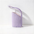 CouldNook Standing Makeup Brush Bag - Divided Pockets And Textured Panels