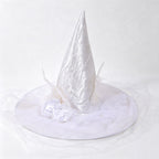 CloudNook Feather Veil Witch Hat‑Halloween Party Costume Hat