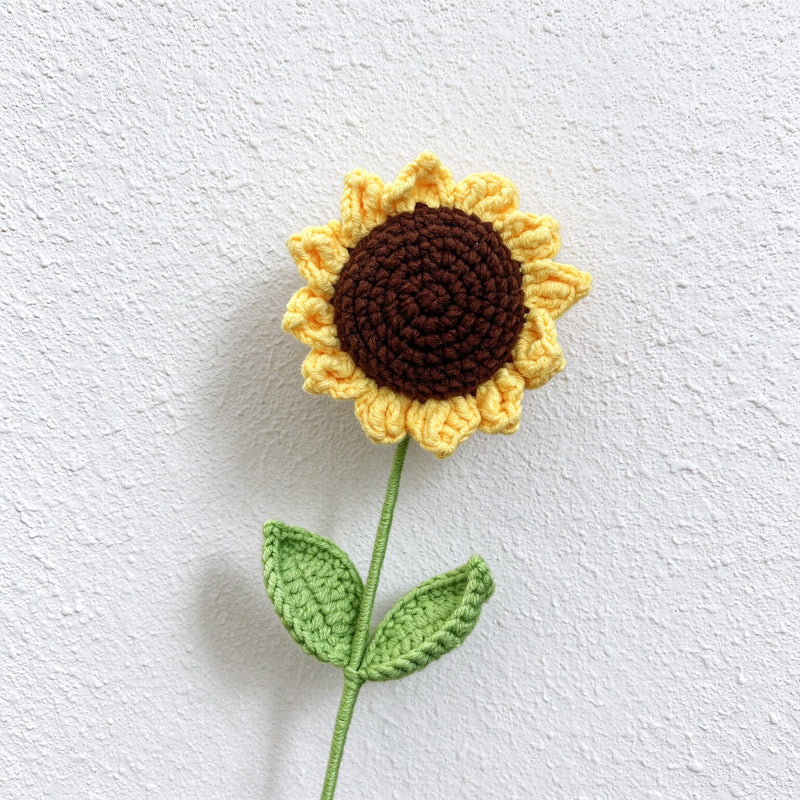 Crochet Flower Stem for Decorative Arrangements