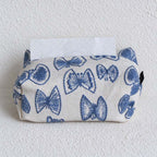 CouldNook Butterfly Tissue Box Cover - Embroidered Wings And Folded Sides