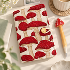 CouldNook Mushroom Ring Binder Notebook - Snap Strap Cover