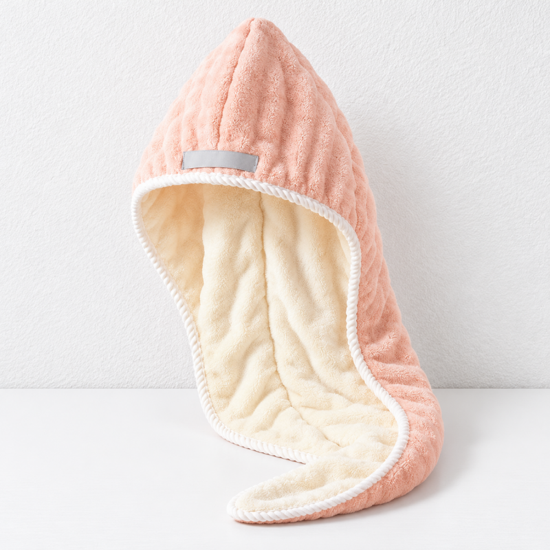 CouldNook Double-Layer Hair Wrap - Wide Fleece Tail
