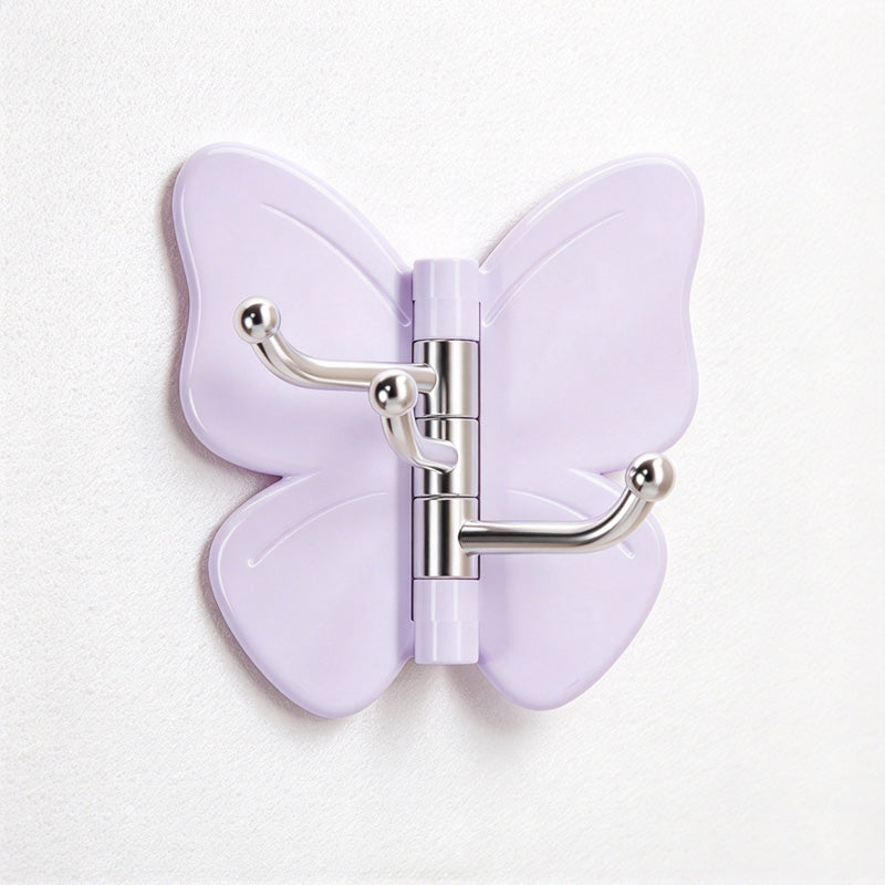 CouldNook Butterfly Adhesive Hook - Folding Wings and Three Swinging Arms