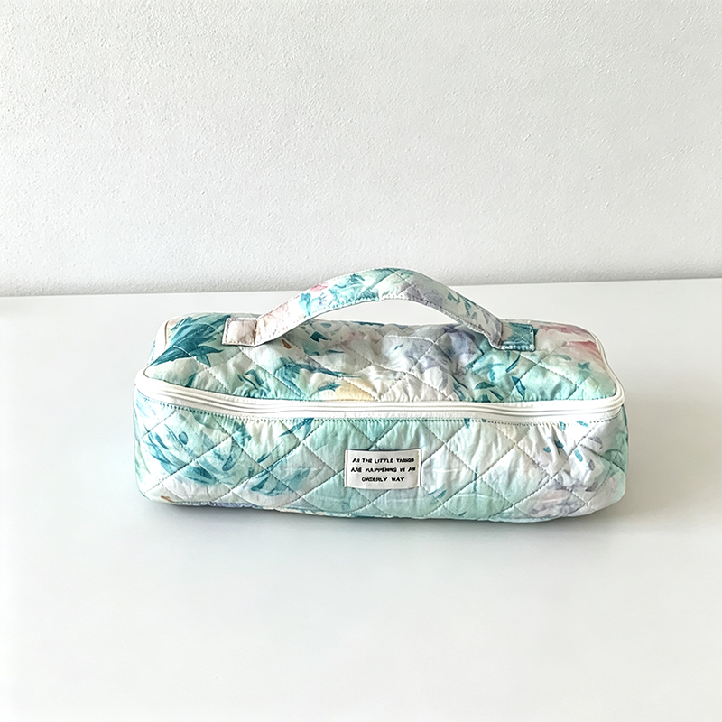 CouldNook Quilted Cosmetic Bag - Vanity Storage Accent