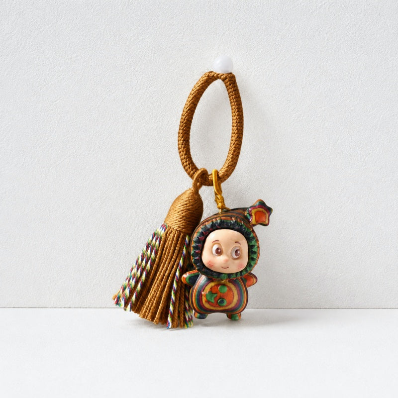 CouldNook Tassel Face Hanging Charm - Loop Clasp Attachment