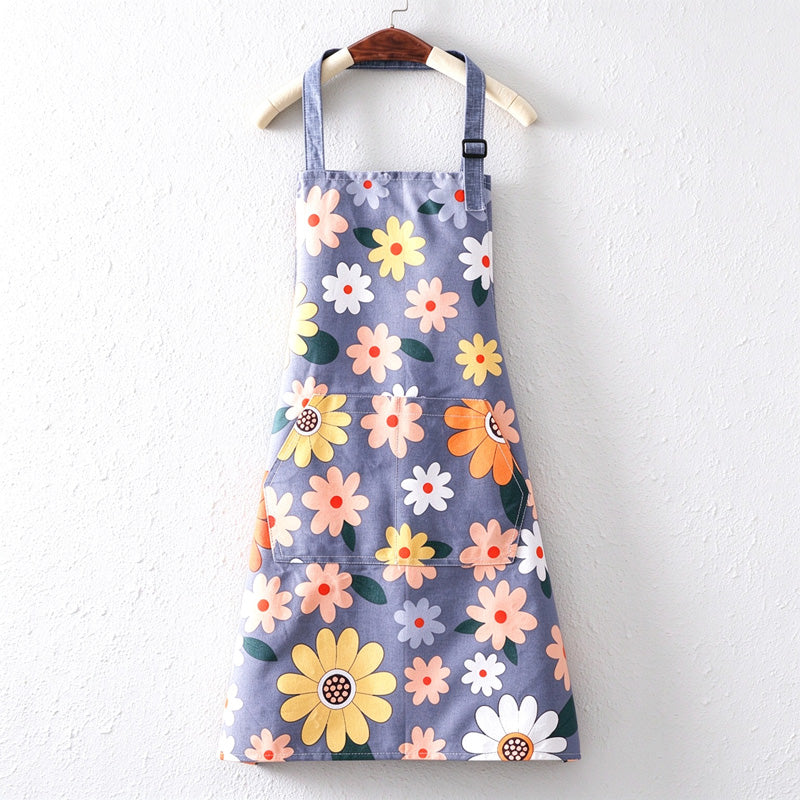 CouldNook Patterned Neck Strap Apron - Adjustable Kitchen Coverage