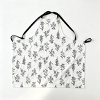 CouldNook Blue Toile Apron - Dark Tie Kitchen Contrast