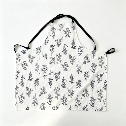 CouldNook Blue Toile Apron - Dark Tie Kitchen Contrast
