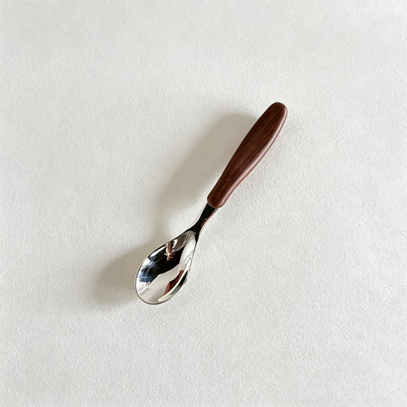 CouldNook Wood Look Stainless Flatware - Long Short Options (0731谭琪-MK2SSEP6K16DS14)-OK