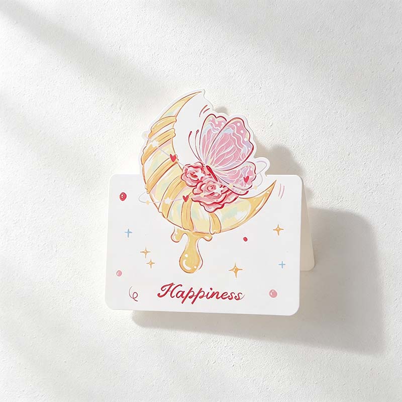 CouldNook Floral Greeting Card - Romantic Motifs In Soft Illustrated Colors