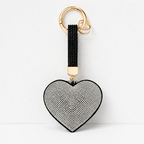 CouldNook Rhinestone Heart Keychain - Crystal Bag Charm
