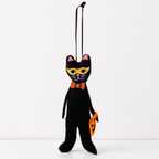 CouldNook Halloween Hanging Character Doll - Masked Cat and Spooky Friends