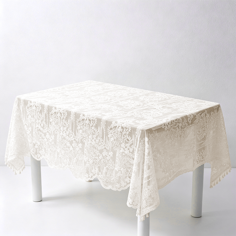 CouldNook Lace Tablecloth - Warm Dining Accent