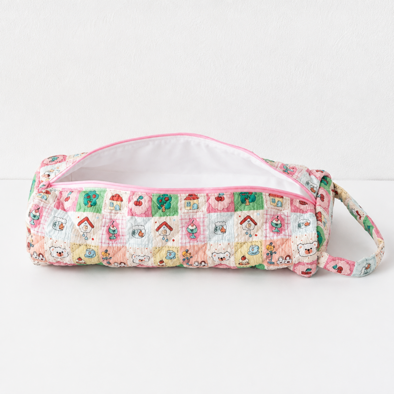 CouldNook Quilted Padded Hair Dryer Storage Bag‑Portable Handheld Hair Styling Tool Pouch
