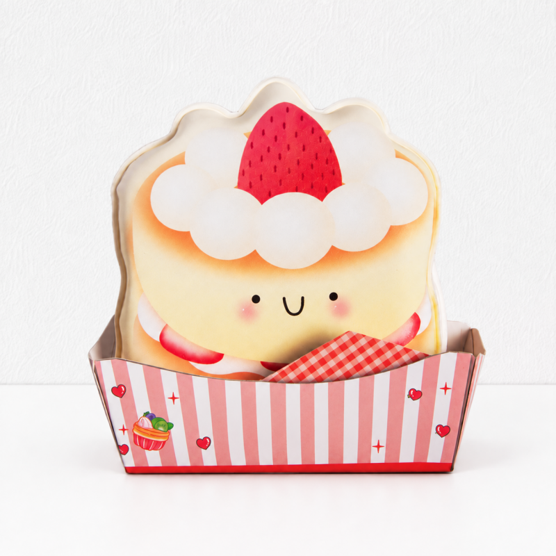 CouldNook Food-Shaped Stress Relief Notebook - Four Dessert Covers