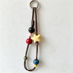 CloudNook Phone Wrist Strap-Retro Star Beaded Double-Strand Design